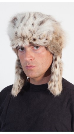 Cappello in autentica lince Canadese per uomo